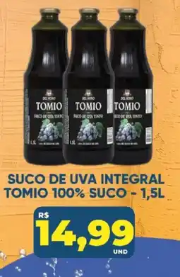Tatico Suco de uva integral tomio 100% suco oferta
