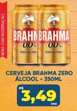 Tatico Cerveja brahma zero álcool oferta