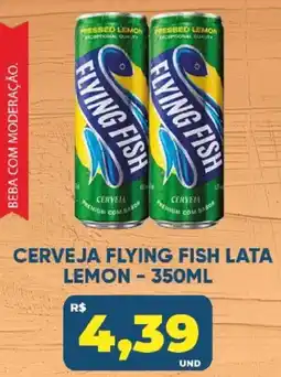 Tatico Cerveja flying fish lata lemon oferta