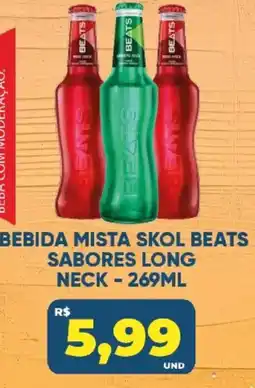 Tatico Bebida mista skol beats sabores long neck oferta