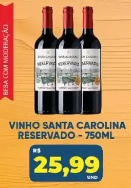 Tatico vinho santa carolina reservado oferta