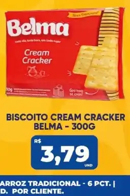 Tatico Biscoito cream cracker belma oferta