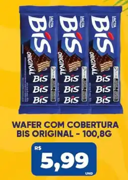 Tatico Wafer com cobertura bis original oferta