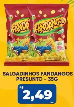Tatico Salgadinhos fandangos presunto oferta