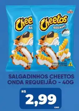Tatico Salgadinhos cheetos onda requeijão oferta
