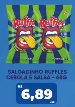 Tatico salgadinho ruffles cebola e salsa oferta