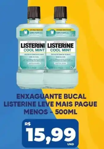 Tatico Enxaguante bucal listerine cool mint oferta