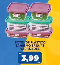Tatico Potes de plástico sanremo sr10/43 variedades oferta