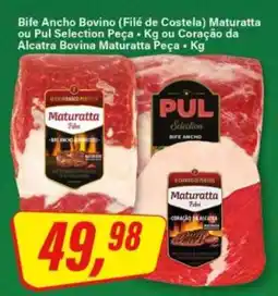 Rede Supermarket Bife Ancho Bovino (Filé de Costela) Maturatta ou Pul Selection Peça oferta