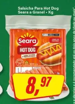 Rede Supermarket Salsicha Para Hot Dog Seara a Granel oferta