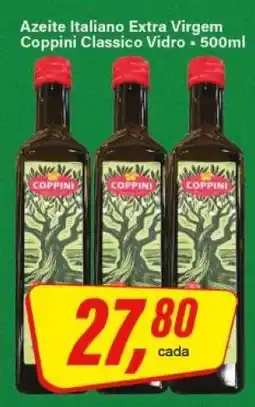 Rede Supermarket Azeite Italiano Extra Virgem Coppini Classico Vidro oferta