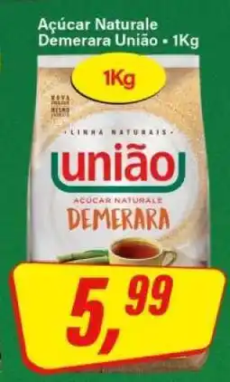 Rede Supermarket Açúcar Naturale Demerara União - 1Kg oferta