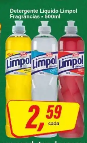 Rede Supermarket Detergente Líquido Limpol oferta