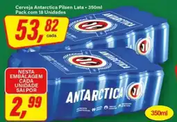 Rede Supermarket Cerveja Antarctica Pilsen Lata - 350ml oferta