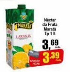 Higa's Supermercado Nectar da Fruta Marata tp 1L oferta