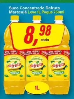 Rede Supermarket Suco Concentrado Dafruta Maracujá oferta