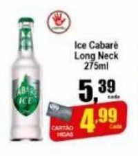 Higa's Supermercado Ice Cabare Long Neck 275ml oferta
