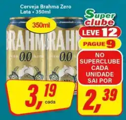 Rede Supermarket Cerveja Brahma Zero oferta