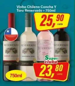 Rede Supermarket Vinho Chileno Concha Y Toro Reservado oferta