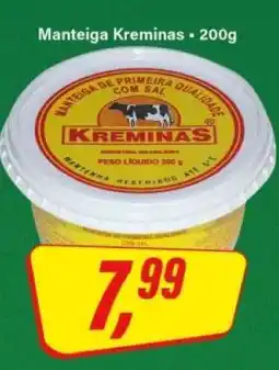Rede Supermarket Manteiga Kreminas oferta