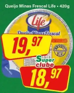 Rede Supermarket Queijo Minas Frescal Life oferta