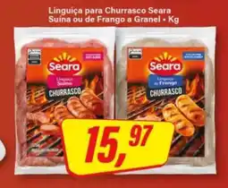 Rede Supermarket Linguiça para Churrasco Seara oferta