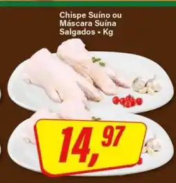 Rede Supermarket Chispe Suíno ou Máscara Suína oferta
