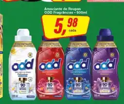 Rede Supermarket Amaciante de Roupas ODD Fragrâncias - 500ml oferta