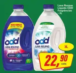 Rede Supermarket Lava Roupas Líquido ODD Fragrâncias oferta