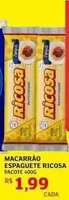 Assaí Atacadista Ricosa - macarrão espaguete oferta
