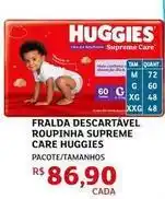 Assaí Atacadista Huggies - fralda descartável roupinha supreme care oferta