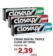 Assaí Atacadista Close up - creme dental triple tipos oferta