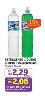 Assaí Atacadista Limpol - detergente líquido fragrancias oferta