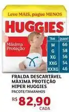 Assaí Atacadista Huggies - fralda descartável máxima proteção hiper oferta
