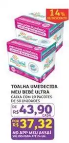 Assaí Atacadista Meu bebê - toalha umedecida ultra oferta