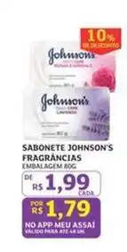Assaí Atacadista Johnson's - sabonete fragrâncias oferta