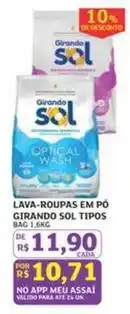 Assaí Atacadista Girando sol - lava-roupas em po oferta