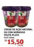 Assaí Atacadista Natural - creme de acai ou com morango fruta pluss oferta