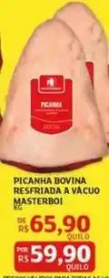 Assaí Atacadista Masterboi - picanha bovina resfriada a vacuo oferta
