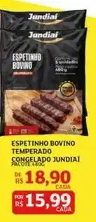 Assaí Atacadista Jundiá - espetinho bovino temperado congelado oferta
