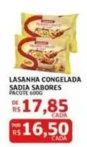 Assaí Atacadista Sadia - lasanha congelada oferta