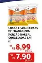 Assaí Atacadista Dorsal - coxas e sobrecoxas de frango com porção oferta