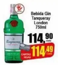 Higa's Supermercado Bebida Gin Tanqueray London 750ml oferta