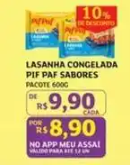Assaí Atacadista Pif paf - lasanha congelada sabores oferta