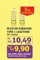 Assaí Atacadista Meu - oleo de girassol tipo 1 legítimo oferta