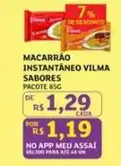 Assaí Atacadista Vilma - macarrão instataneo oferta