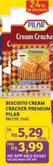 Assaí Atacadista Pilar - biscoito cream cracker premium oferta