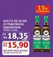 Assaí Atacadista Andorinha - azeite de oliva extravirgem oferta