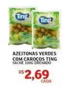 Assaí Atacadista Ting - azeitonas verdes com carocos oferta