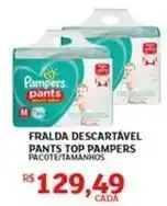 Assaí Atacadista Pampers - fralda descartável pants top oferta